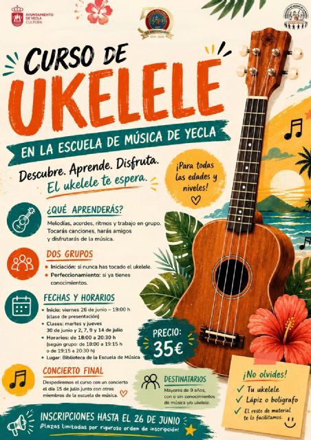 Curso de Ukelele impartido por el profesor Francisco Ortuño