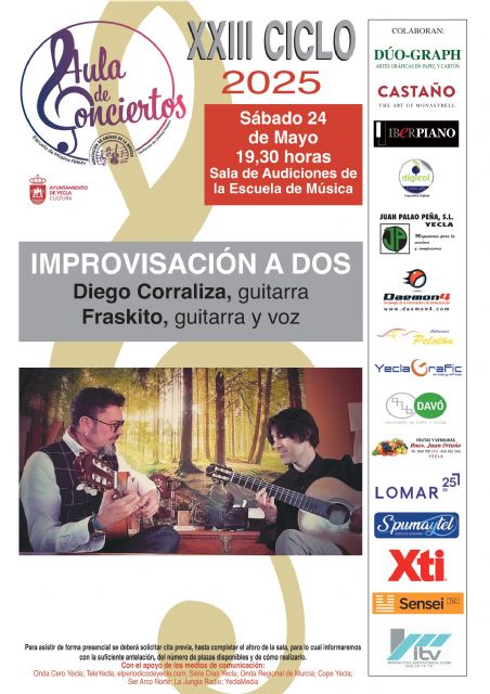'Improvisación a dos' Diego Corraliza, guitarra y Fraskito, guitarra y voz