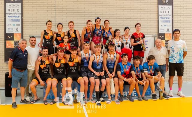 CT Caravaca masculino y CT Murcia Unidata femenino, nuevos Campeones regionales de Triatlón por relevos