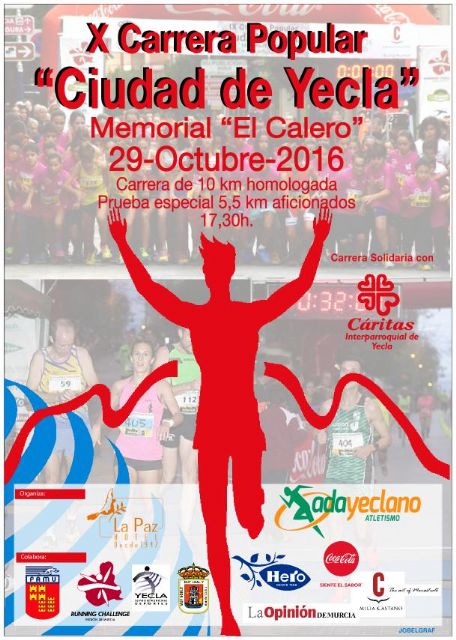 Este martes, presentación de la X Carrera Popular “Ciudad de Yecla”