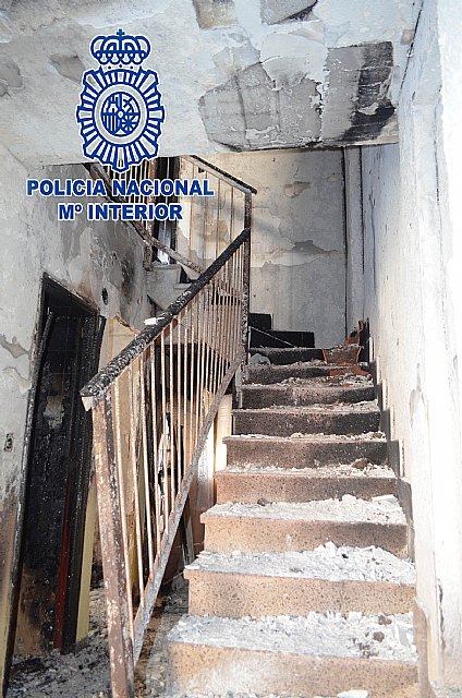 La Policía Nacional detiene a un individuo por incendiar numerosos domicilios en Yecla