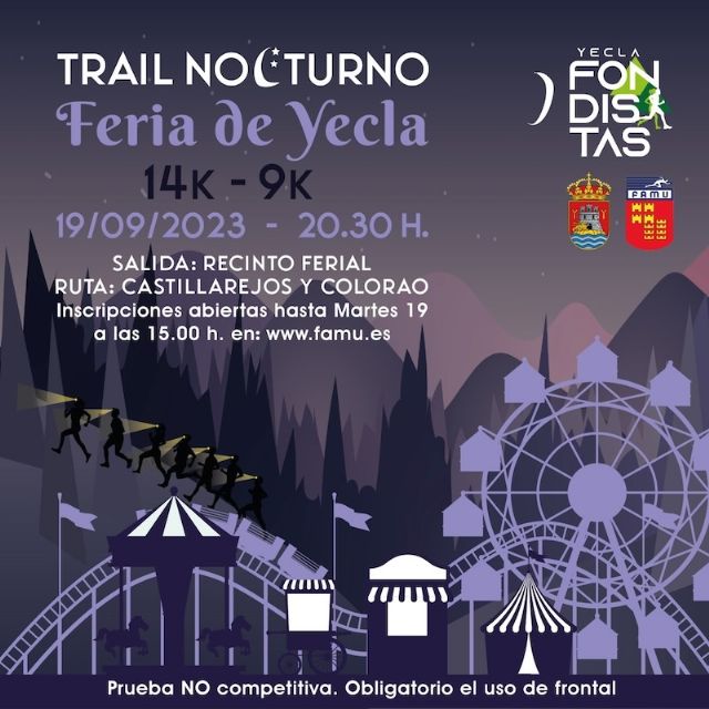 Trail Nocturno Feria de Yecla 2023