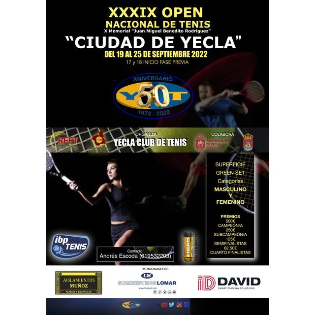 XXXIX open de nacional de tenis
