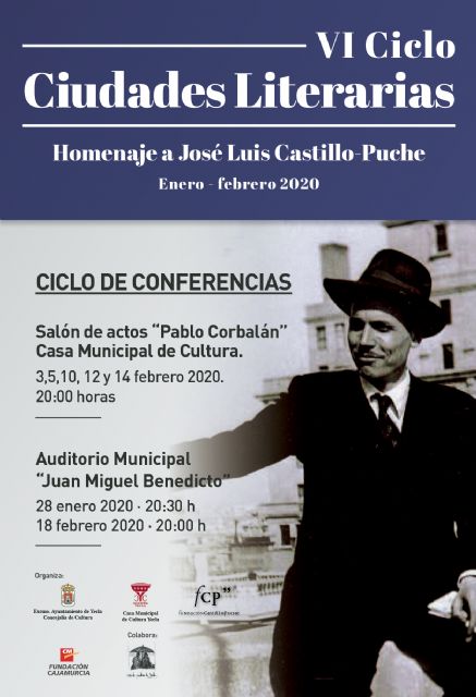 El VI Ciclo 'Ciudades Literarias' homenajeará a José Luis Castillo-Puche por el centenario de su nacimiento