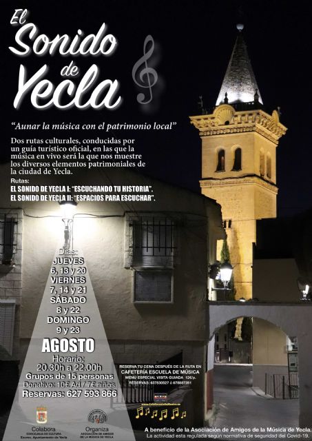 El proyecto “El Sonido de Yecla” nace con la idea de aunar la música con el patrimonio local